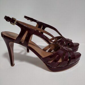 Elie Tahari Burgundy Heels